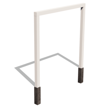 Pergola af pulverlakeret stål lige 250 cm