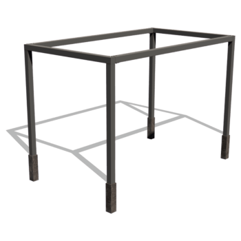 Pergola af pulverlakeret stål model firkantet 424 x 250 cm