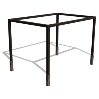 Pergola af pulverlakeret stål model firkantet 424 x 300 cm