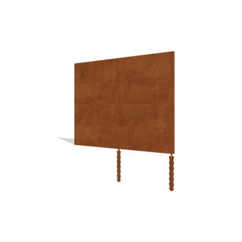 Hegn af cortenstål H4 sæt 252 cm