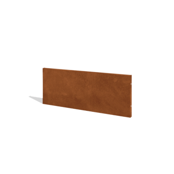 Hegn af cortenstål H panel 120 x 47,5 cm