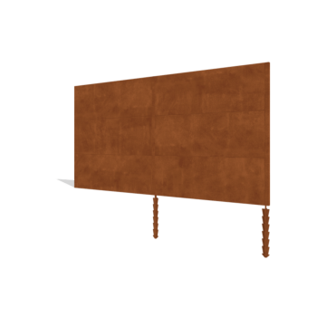 Hegn af cortenstål H3 sæt 372 cm