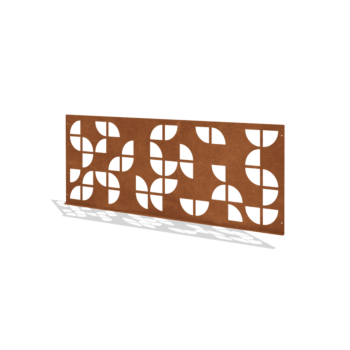 Hegn ornamental af cortenstål G 149 x 60 cm