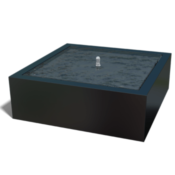 Vandfontæne Aluminium 120 x 120 x 40 cm