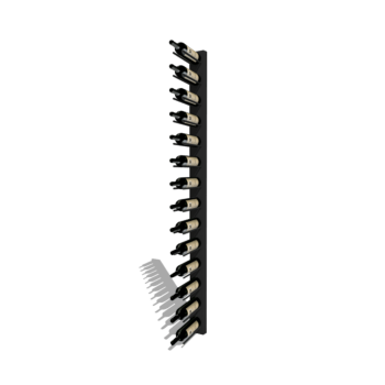 Vinreol af pulverlakeret stål Puglia 175 cm