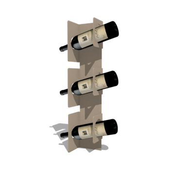 Vinreol af pulverlakeret stål Veneto 60 cm