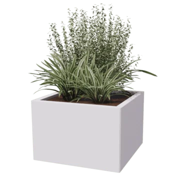 Stål plantekasse - Firkant - 60 x 60 cm