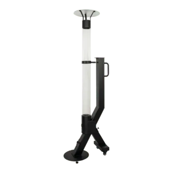 Terrassevarmer træpiller - Rocket - Sort