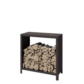 Stål brændestativ - Indiana - 100 x 40 x 100 cm - RAL7016 mat (antracitgrå)