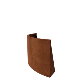 Cortenstål støttemur - Udvendig kurve - 100 x 100 x 60 cm