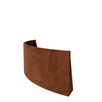 Cortenstål støttemur - Udvendig kurve - 150 x 150 x 60 cm
