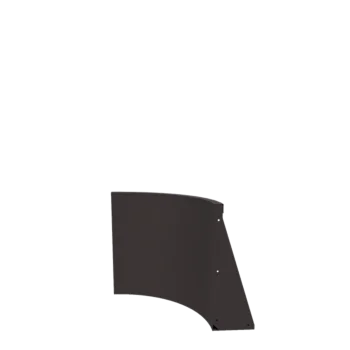 Stål støttemur - Indvendig kurve - 50 x 50 x 60 cm - Andre RAL-farve