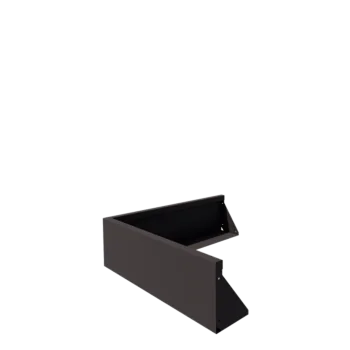 Stål støttemur - Udvendigt hjørne - 100 x 100 x 30 cm - Andre RAL-farve