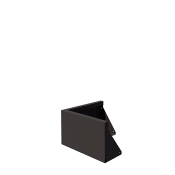 Stål støttemur - Udvendigt hjørne - 50 x 50 x 30 cm - Andre RAL-farve