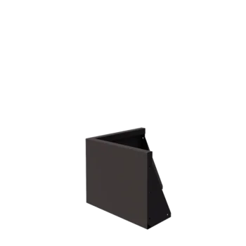 Stål støttemur - Udvendigt hjørne - 50 x 50 x 40 cm - Andre RAL-farve