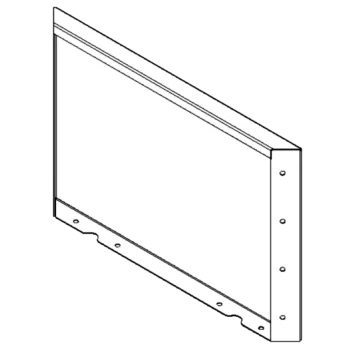 Stål plantekasse - Panel - 40 x 60 cm - RAL7016 mat (antracitgrå)