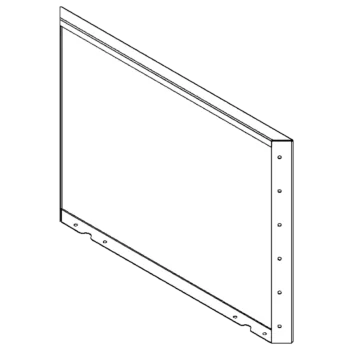 Stål plantekasse - Panel - 60 x 80 cm - RAL7016 mat (antracitgrå)