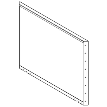 Stål plantekasse - Panel - 80 x 100 cm - RAL7016 mat (antracitgrå)
