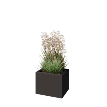 Stål plantekasse - Rektangel - 40 x 30 x 30 cm - Andre RAL-farve - Uden bundplade