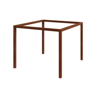 Cortenstål pergola - Firkant - 324 x 300 x 230 cm - Uden betonfod