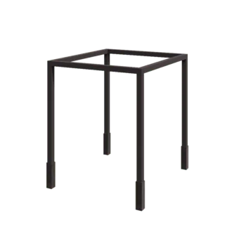 Stål pergola - Firkant - 274 x 250 x 230 cm - RAL7016 mat (antracitgrå) - Med betonfod