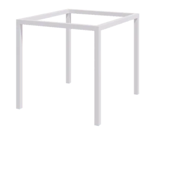 Stål pergola - Firkant - 274 x 250 x 230 cm - RAL9010 mat (hvid) - Uden betonfod