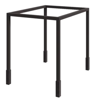 Stål pergola - Firkant - 324 x 300 x 230 cm - Andre RAL-farve - Med betonfod