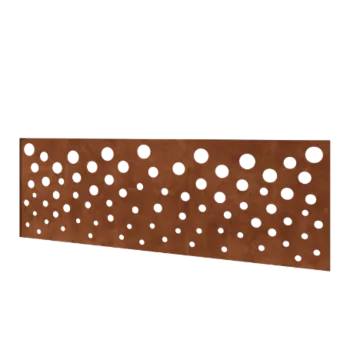 Cortenstål hegn H - Panel B - 180 x 63,3 cm