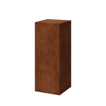 Cortenstål sokkel - Ohio - 40 x 40 x 100 cm